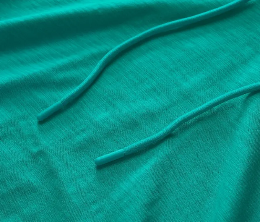 Jersey-Hoodie, aqua