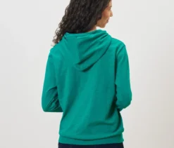 Jersey-Hoodie, aqua