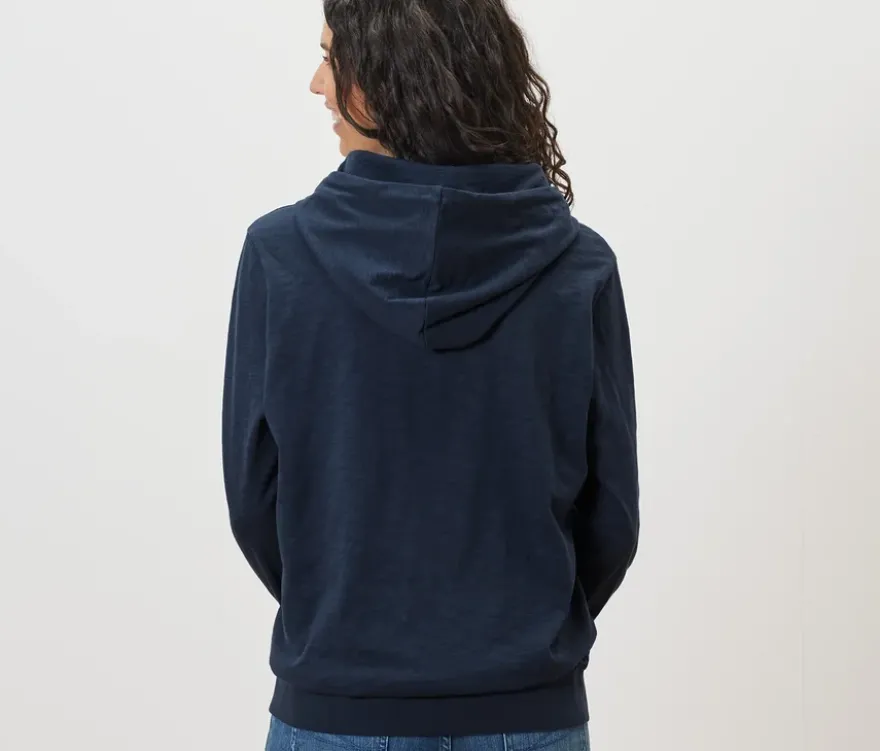 Jersey-Hoodie, navy