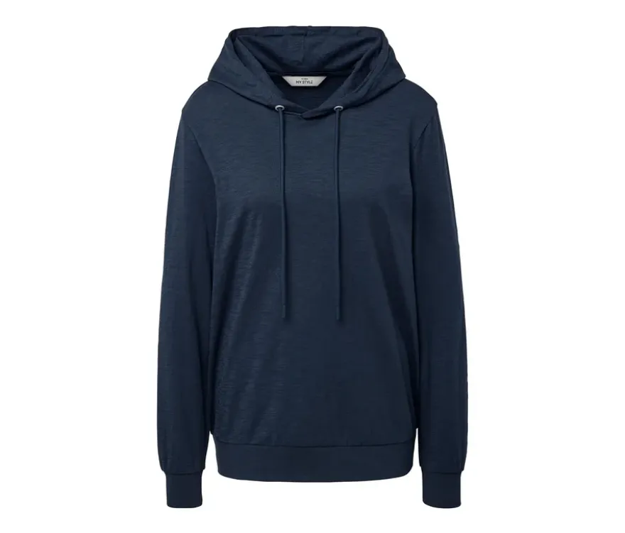 Jersey-Hoodie, navy
