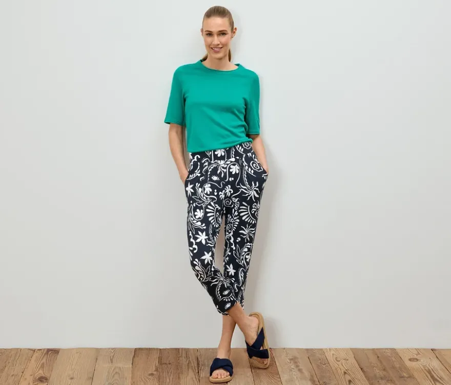 3/4-Jerseyhose, Alloverprint