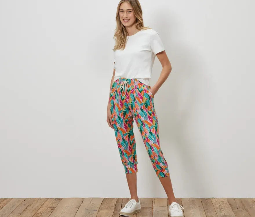 3/4-Jerseyhose, mehrfarbig
