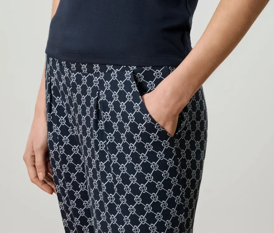 3/4-Jerseyhose, Minimal-Alloverprint