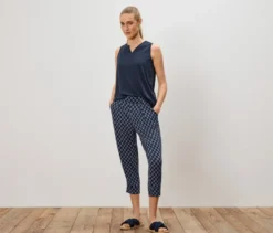 3/4-Jerseyhose, Minimal-Alloverprint