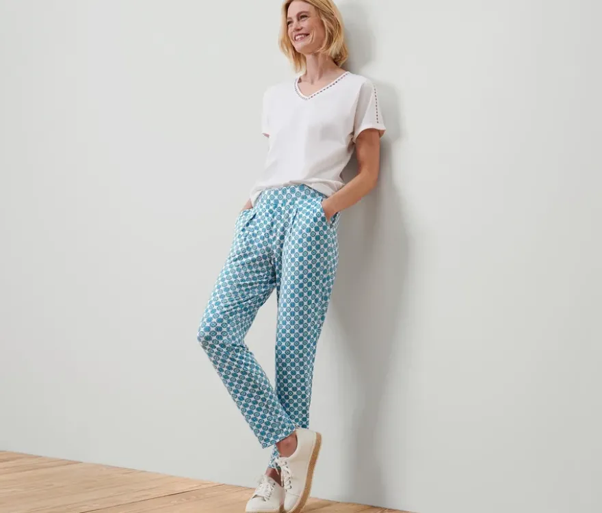 Jerseyhose mit Alloverprint