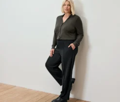 Jerseyhose mit Biese