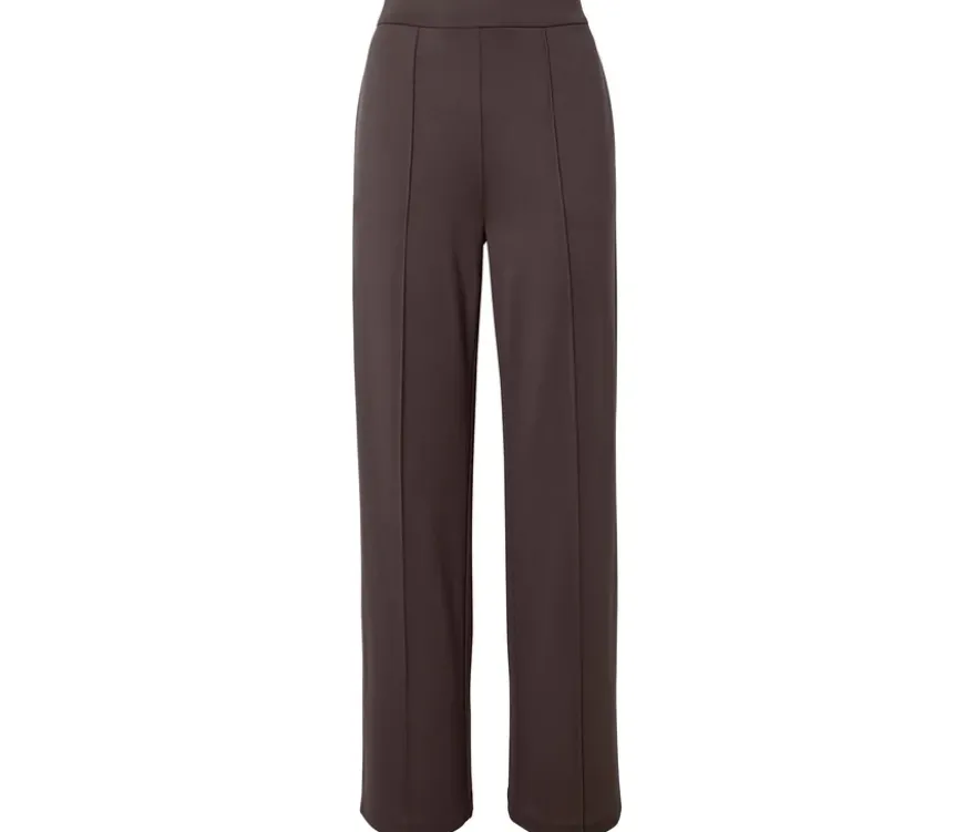 Jerseyhose mit Biese, braun
