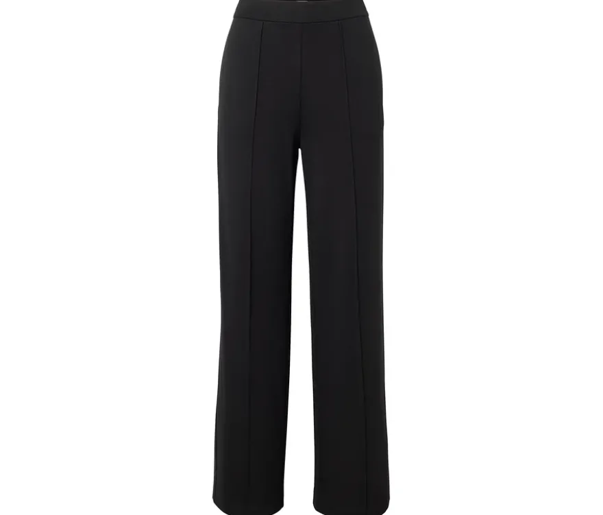 Jerseyhose mit Biese, schwarz