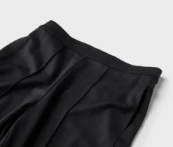Jerseyhose mit Biese, schwarz