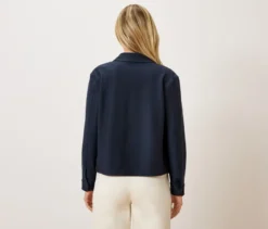Jerseyjacke, dunkelblau