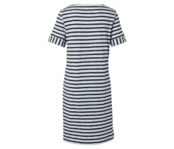 Jerseykleid, gestreift