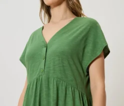 Jerseykleid, grün