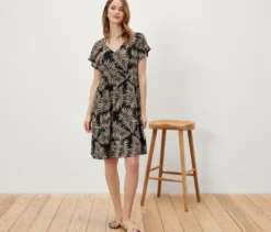 Jerseykleid mit Alloverprint