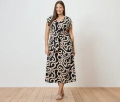 Jerseykleid mit Knoten