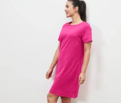 Jerseykleid, pink