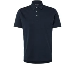 Jersey-Poloshirt, navy