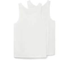 2 Jersey-Unterhemden