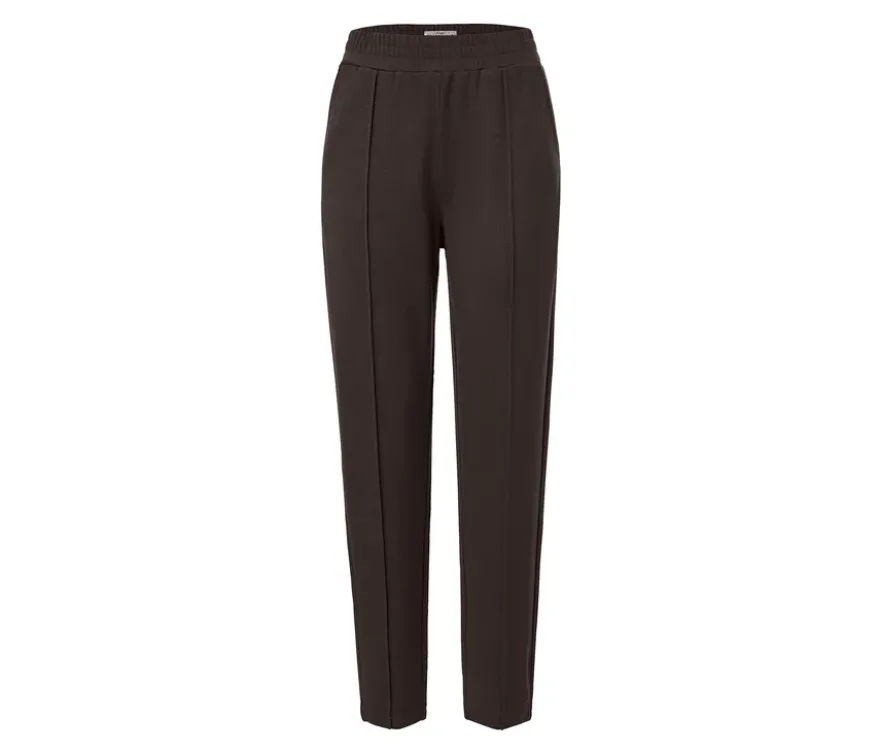 Joggpants mit Biese, dunkelbraun