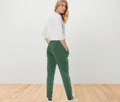 Joggpants mit Cargo-Taschen, grün