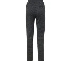 Joggpants mit Hahnentritt-Jacquard