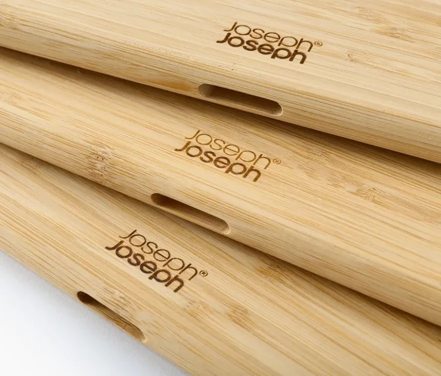 3 Joseph Joseph Boards Bamboo Schneidebretter