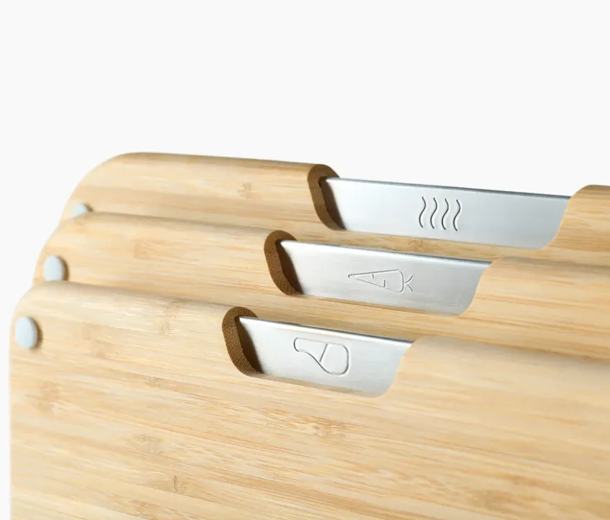 3 Joseph Joseph Boards Bamboo Schneidebretter