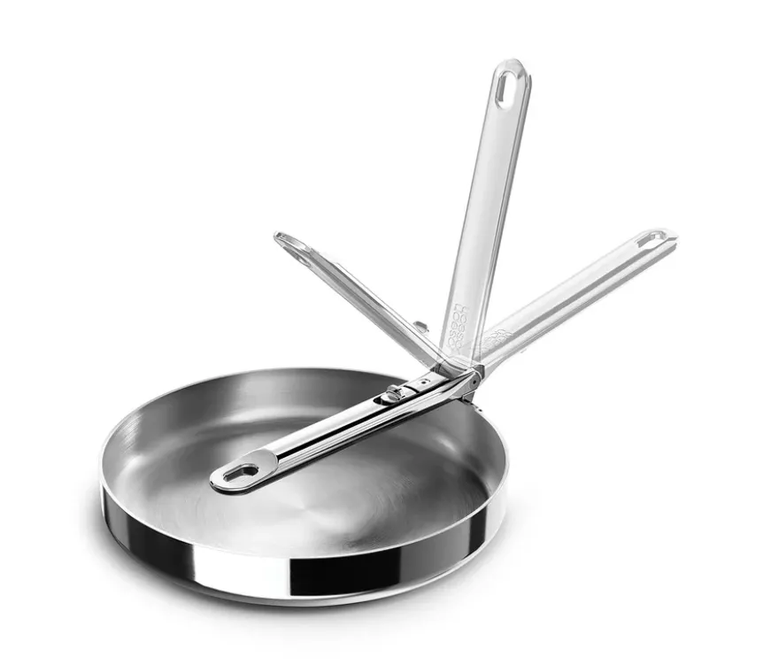 Joseph Joseph Edelstahl-Bratpfanne »Space Steel«, 24 cm
