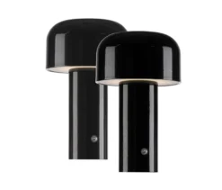 JUST LIGHT LED-Akku-Tischleuchte »Agnes«, 2er-Set, schwarz