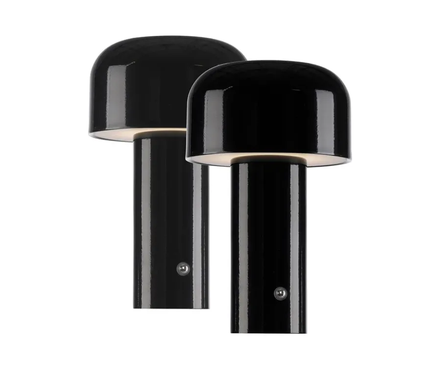 JUST LIGHT LED-Akku-Tischleuchte »Agnes«, 2er-Set, schwarz