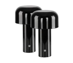 JUST LIGHT LED-Akku-Tischleuchte »Agnes«, 2er-Set, schwarz