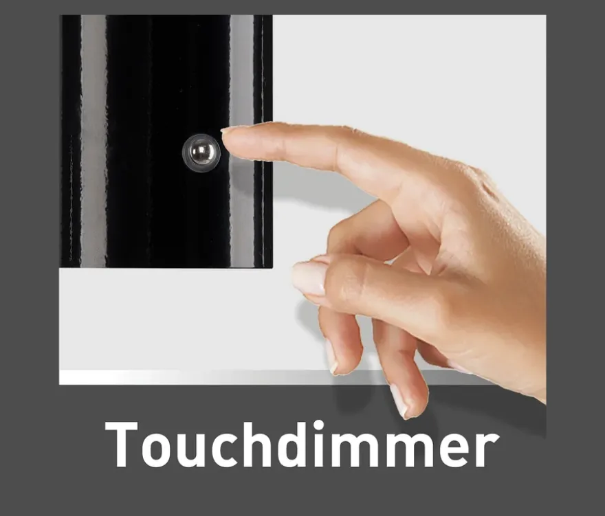 JUST LIGHT LED-Akku-Tischleuchte »Agnes«, 2er-Set, schwarz
