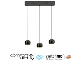 Just Light LED-Pendelleuchte »Ballini«, 3-flammig