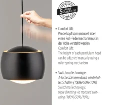 Just Light LED-Pendelleuchte »Ballini«, 3-flammig