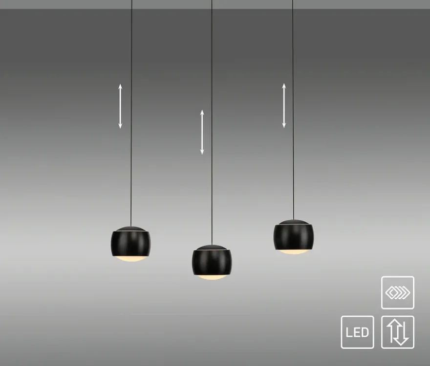 Just Light LED-Pendelleuchte »Ballini«, 3-flammig