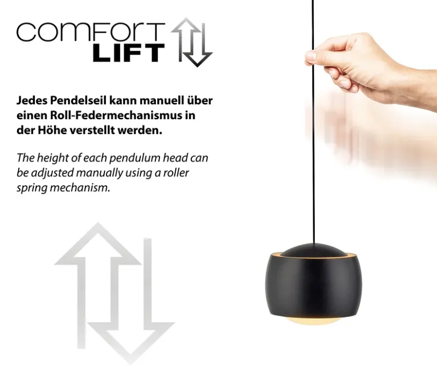 Just Light LED-Pendelleuchte »Ballini«, 3-flammig