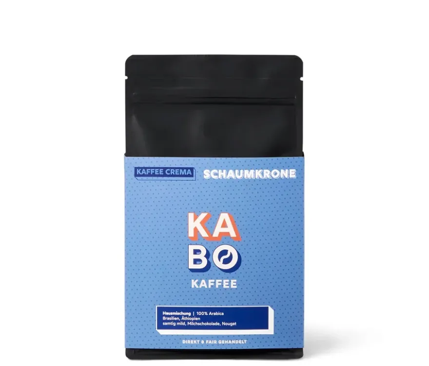 KABO - Schaumkrone Caffè Crema - 250 g Ganze Bohne
