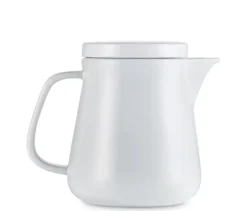 Kaffeebereiter Keramik, weiß
