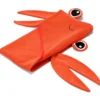 Kapuzenhandtuch in Krabbenform