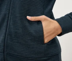 Kapuzenjacke, navy