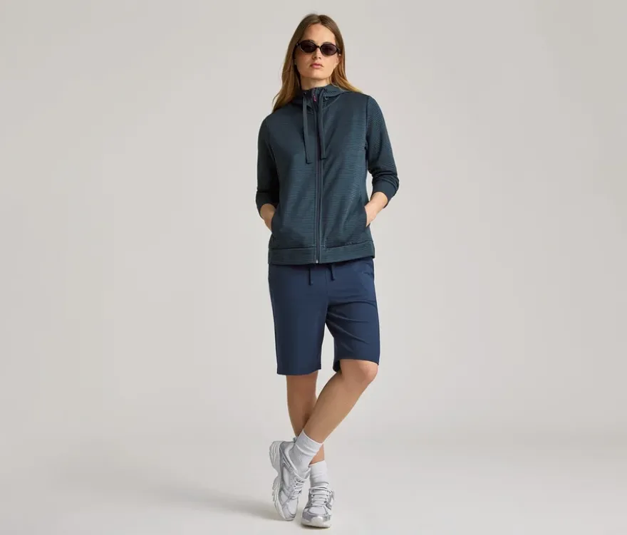 Kapuzenjacke, navy
