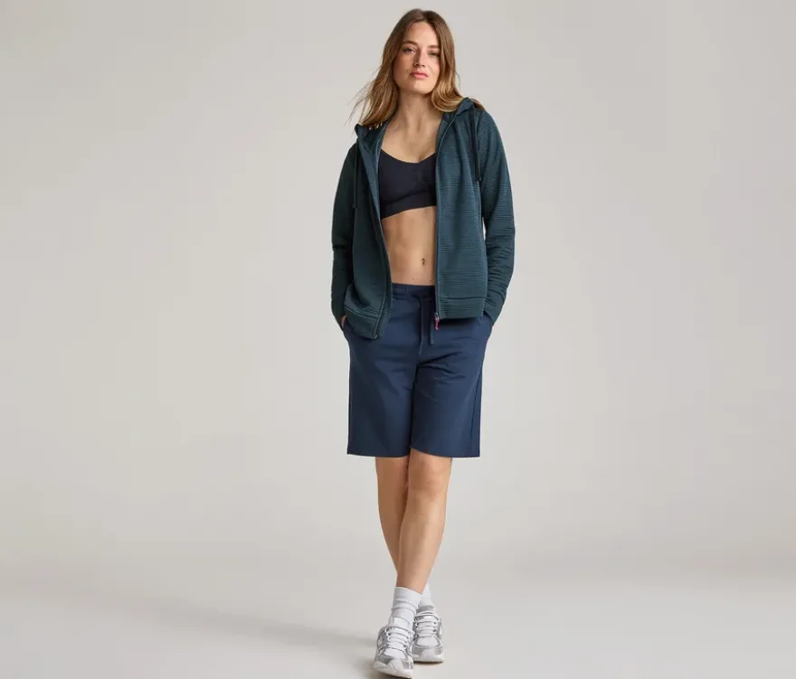 Kapuzenjacke, navy