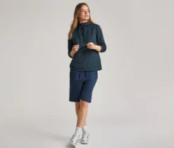 Kapuzenjacke, navy