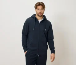Kapuzenjacke, navy