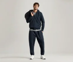 Kapuzenjacke, navy
