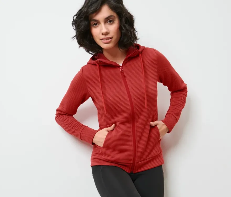 Kapuzenjacke, rot