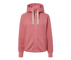 Kapuzen-Sweatjacke, rosé