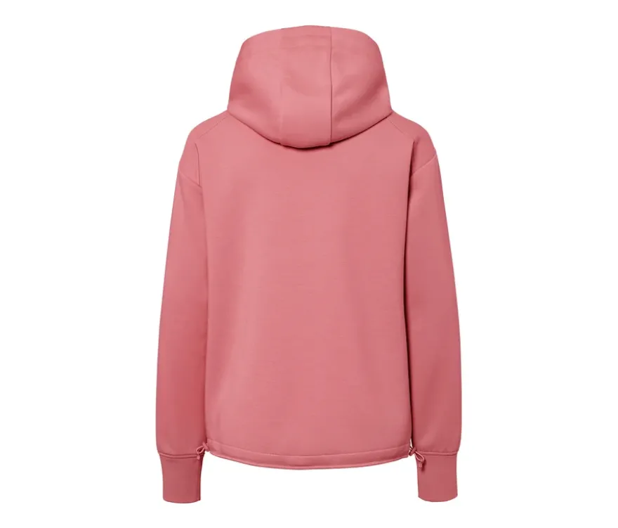 Kapuzen-Sweatjacke, rosé