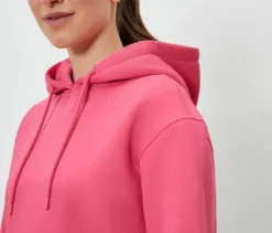 Kapuzen-Sweatpullover, rosa
