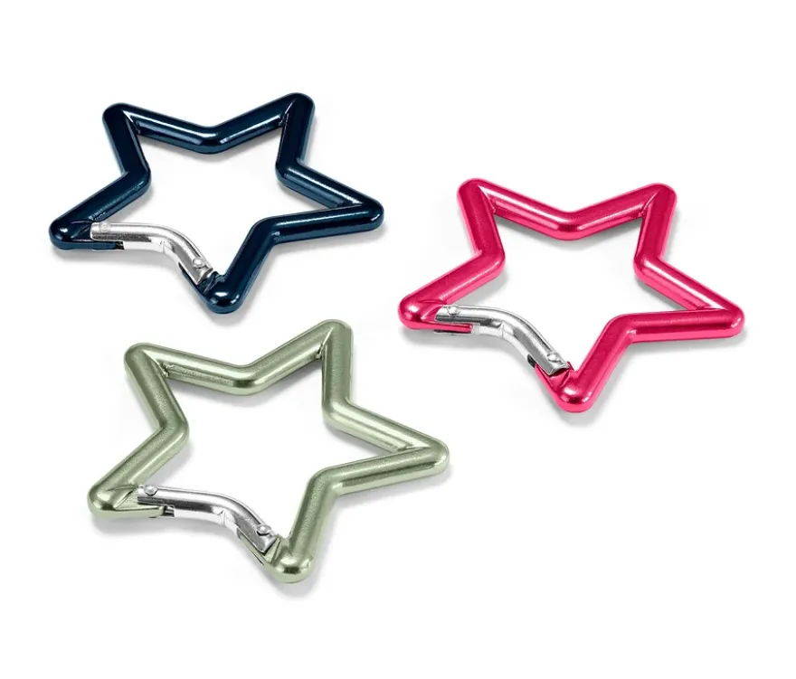 3 Karabinerhaken »Stern«
