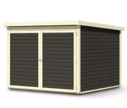 Karibu Fahrradgarage für 4 Räder, 19 mm, terragrau